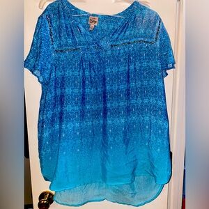 Comp vintage blue blouse